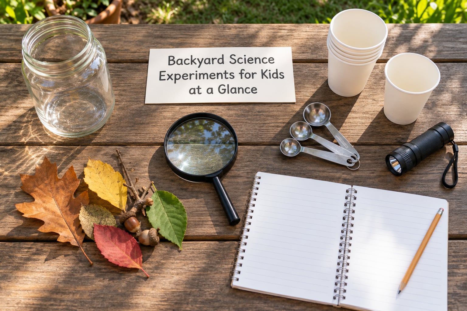 Backyard Science Experiments for Kids at a Glance