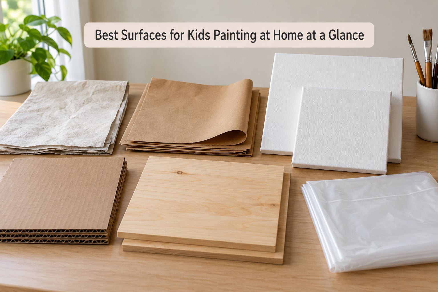 Best Surfaces for Kids Painting at Home at a Glance