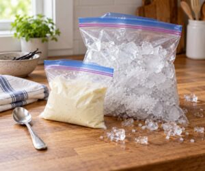 how to make ice cream in a bag