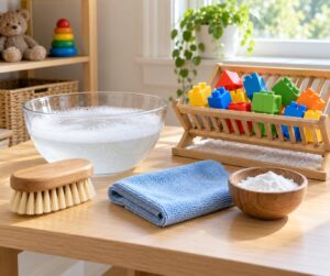 how to clean toys without harsh chemicals