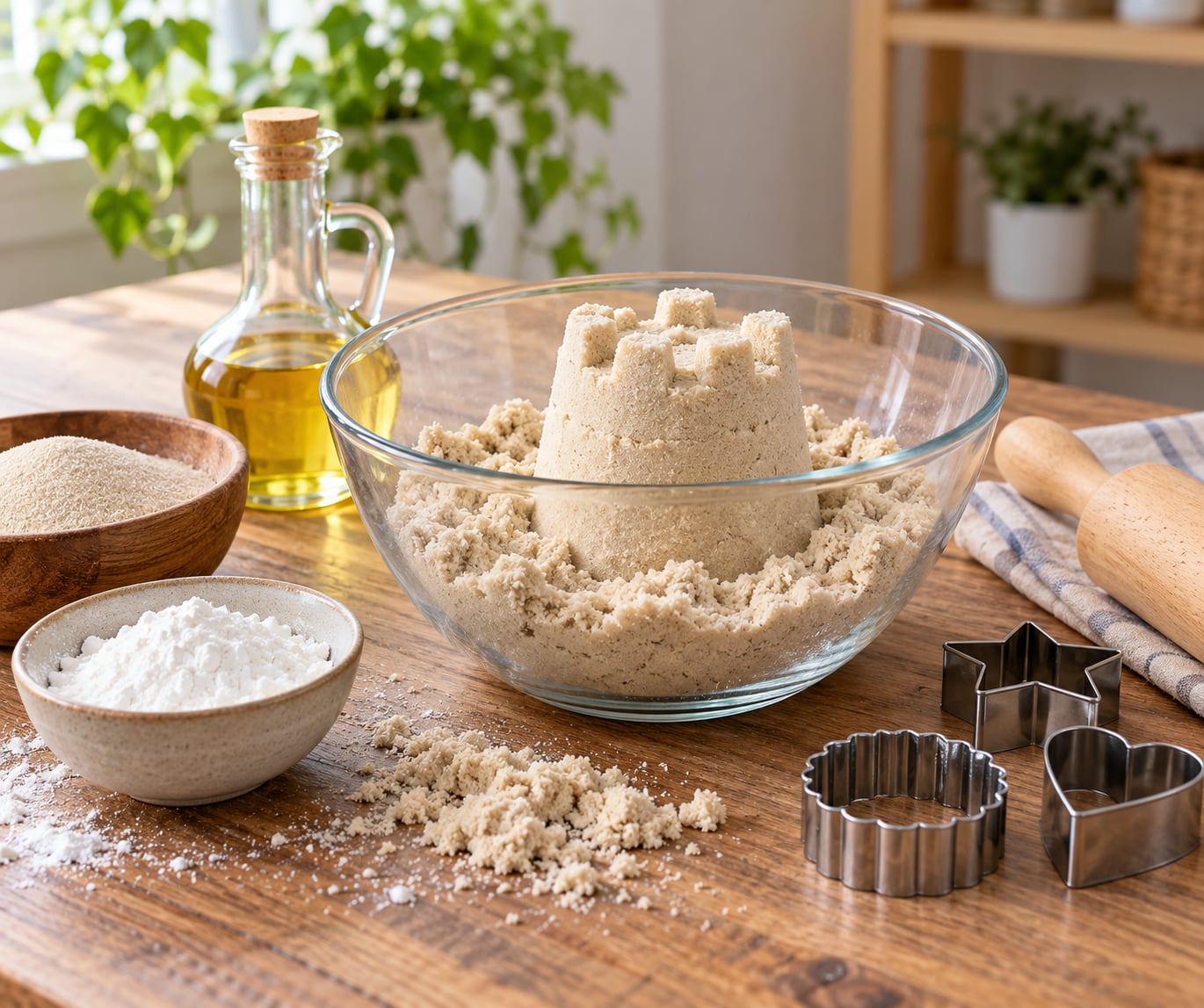how to make kinetic sand at home