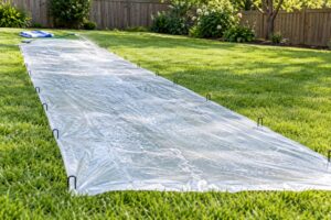 how to make a slip and slide at home safely