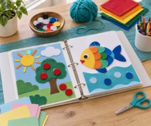 how to make a busy book for toddlers