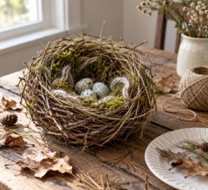 how to make a bird nest with kids