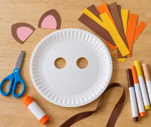how to make a mask from a paper plate