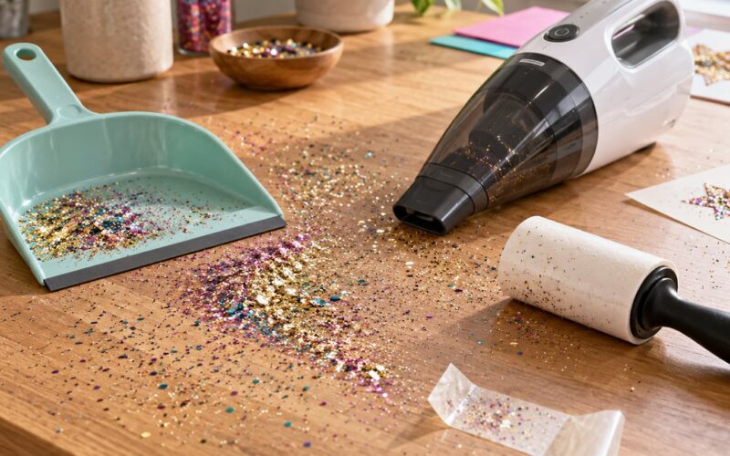 How to Clean Up Glitter: 7 Easy Hacks for Messy Crafts (2026)