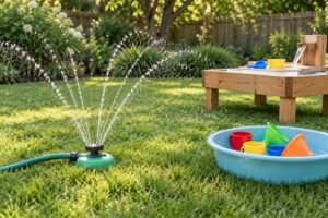 water play ideas for toddlers in the backyard