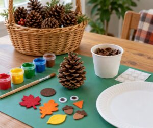 pinecone crafts for kids