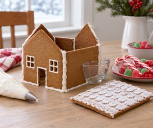 how to make a gingerbread house that stays together