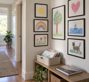 what to do with all your kids artwork