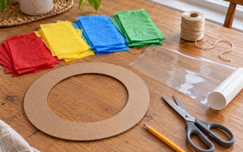 How to Make a Tissue Paper Suncatcher (2026): Easy Craft