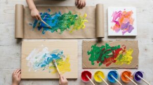 best surfaces for kids painting at home