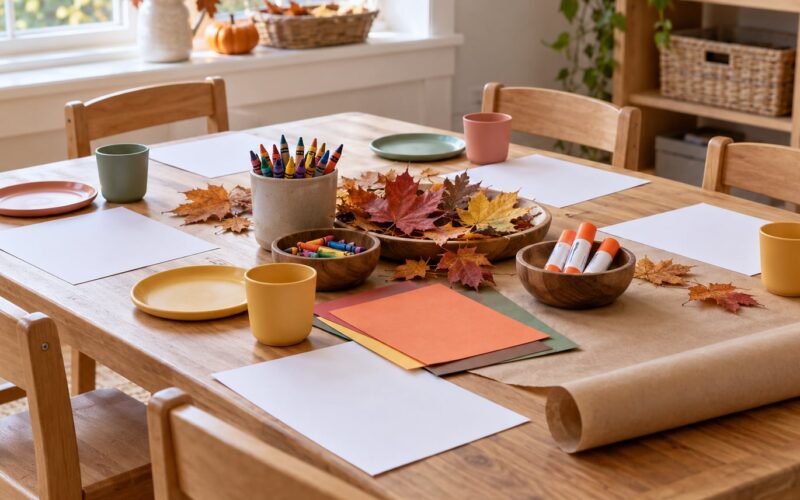 10 Thanksgiving Crafts for Kids at the Table (October 2026)