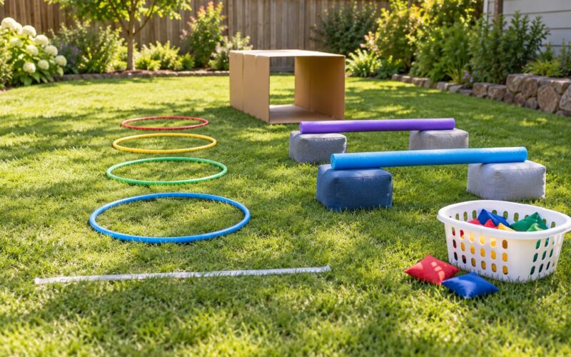 How to Make a Backyard Obstacle Course for Kids: Easy Setup 2026