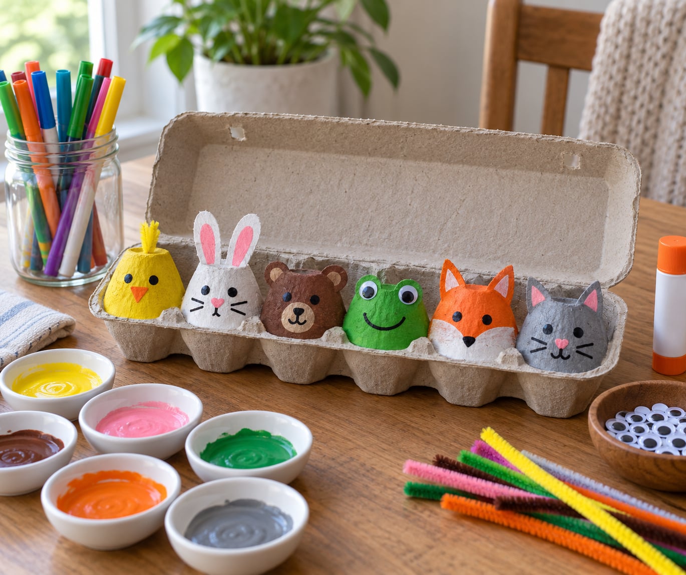 egg carton craft ideas for kids