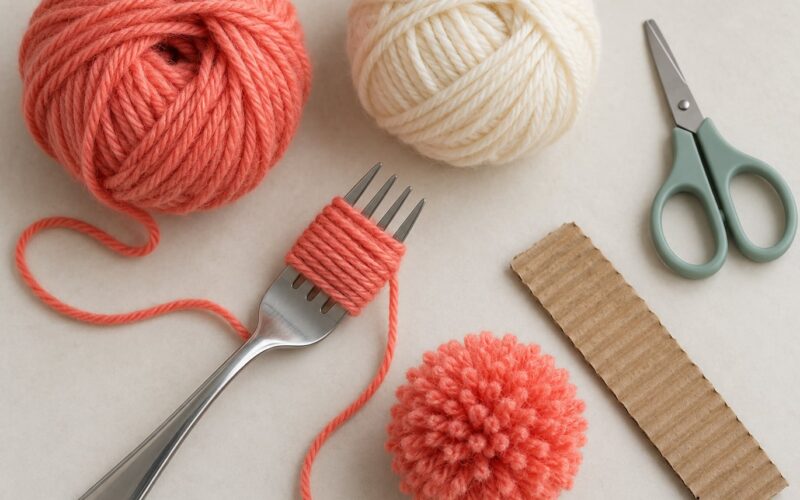 How to Make Pom Poms With a Fork: Easy Kids’ Craft 2026