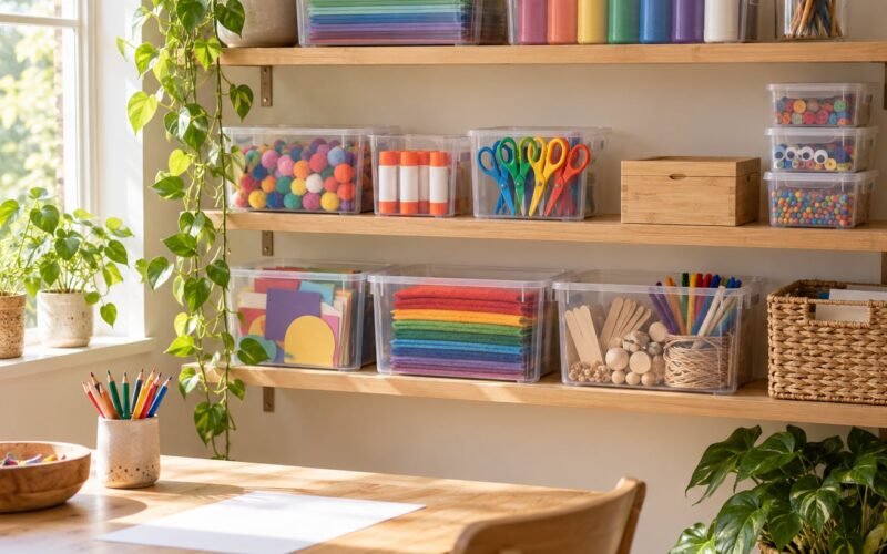 How to Organize Kids Art Supplies: Simple System (2026)