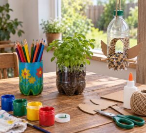 plastic bottle crafts for kids
