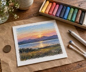 oil pastel techniques for beginners