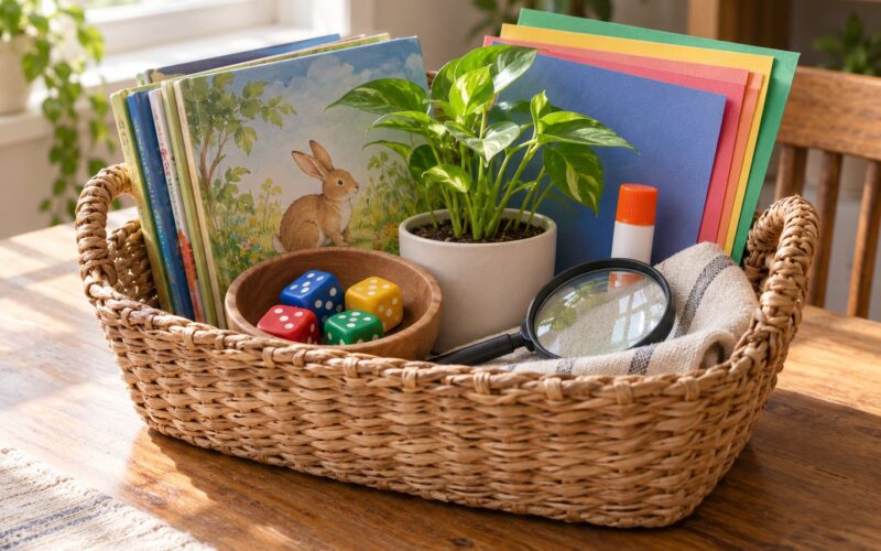 12 Easy Morning Basket Ideas for Homeschool (October 2026)