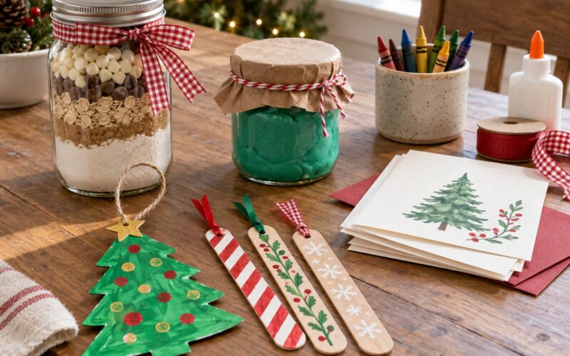 10 Easy Christmas Crafts Kids Can Give as Gifts (October 2026)