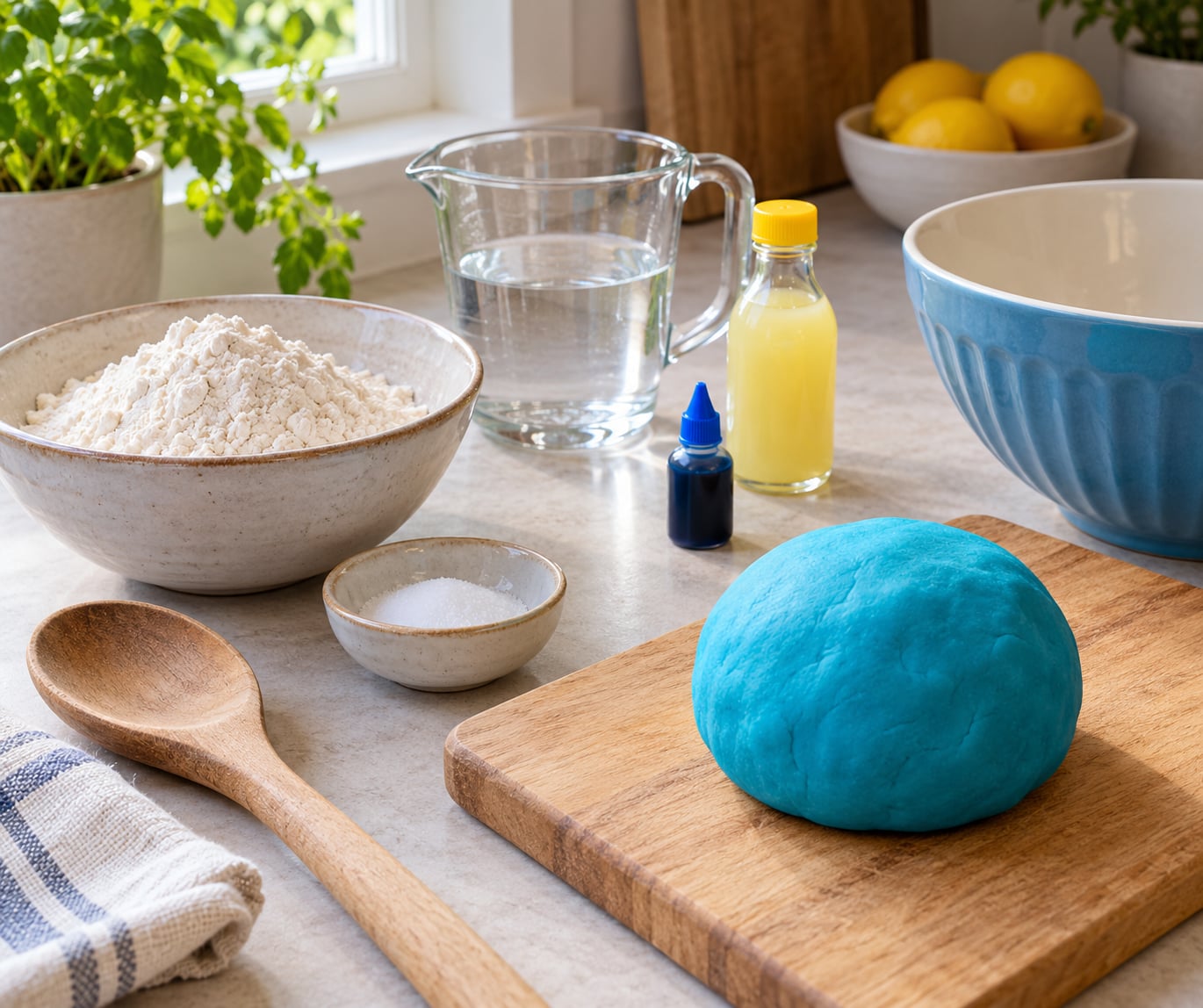 how to make playdough without cream of tartar