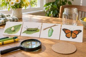 how to teach the life cycle of a butterfly to kids