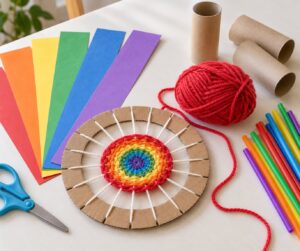 beginner weaving projects for kids