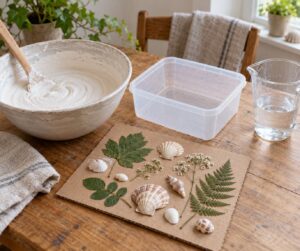 how to make a plaster sculpture with kids