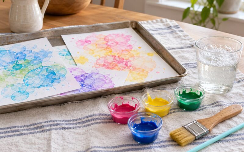How to Make Bubble Print Art with Kids: Easy 2026 Guide