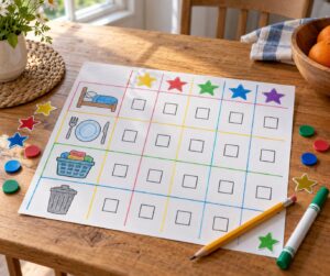 how to make a chore chart kids will use