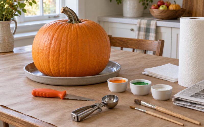 How to Carve and Paint Pumpkins with Kids Safely (October 2026)