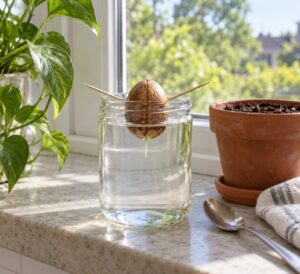 how to plant an avocado seed with kids