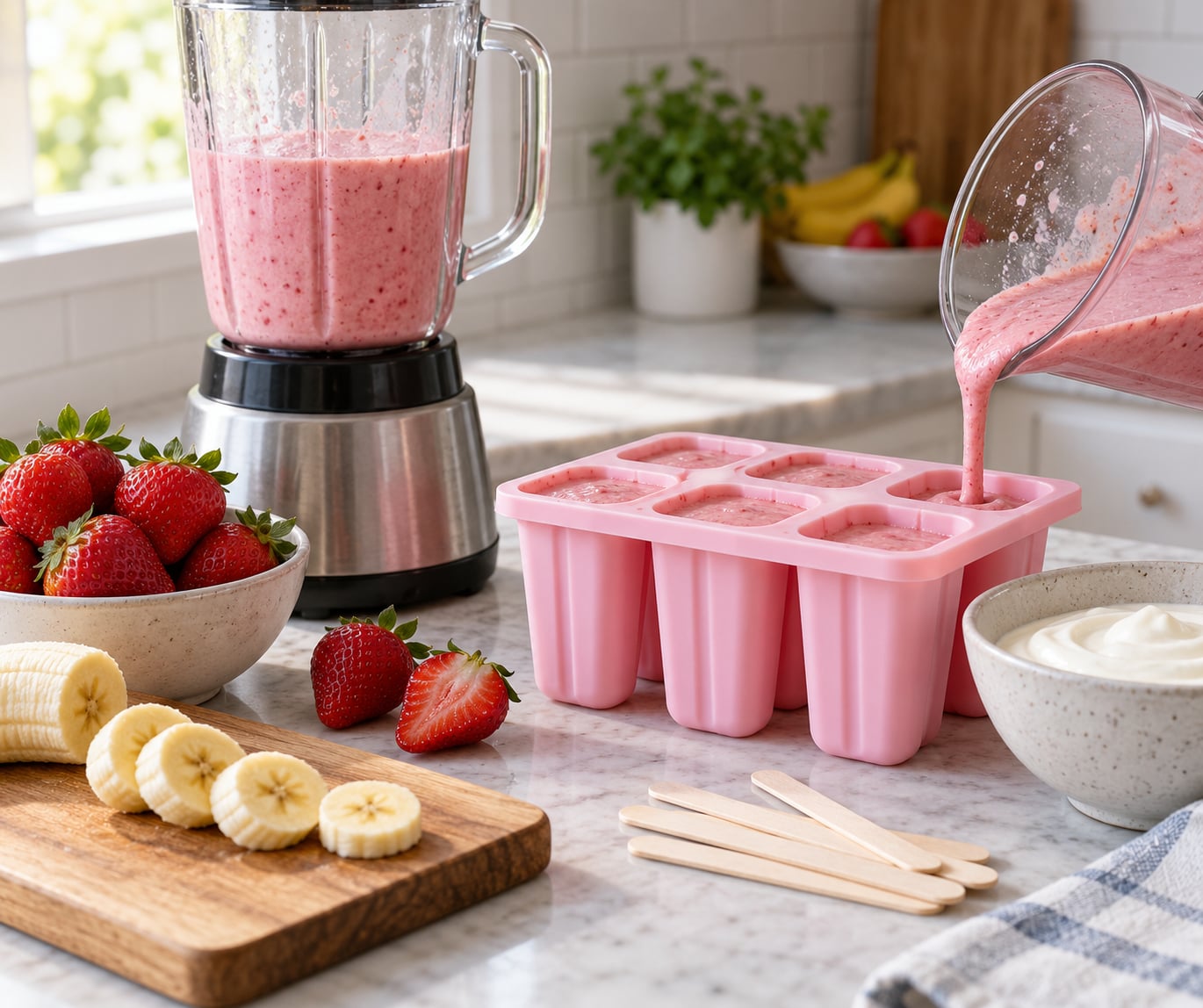 how to make smoothie pops for kids
