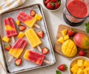 how to make homemade popsicles with fruit