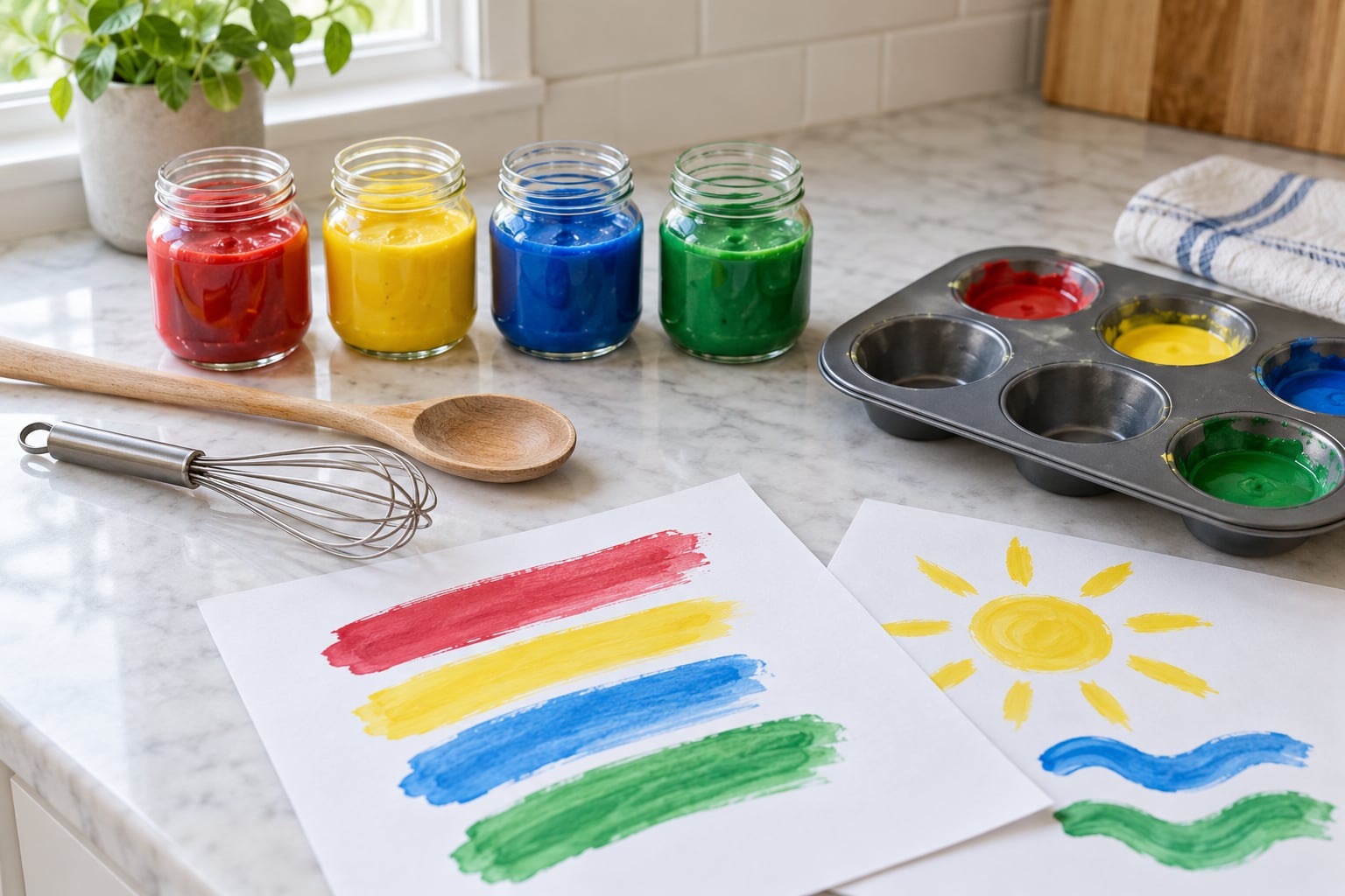 how to make washable paint for kids