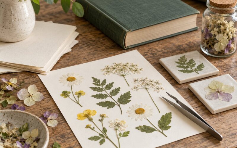 How to Press Flowers for Crafts: Easy Beginner Guide (2026)