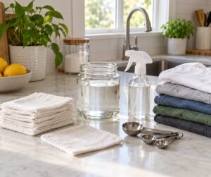 how to make reusable cleaning wipes