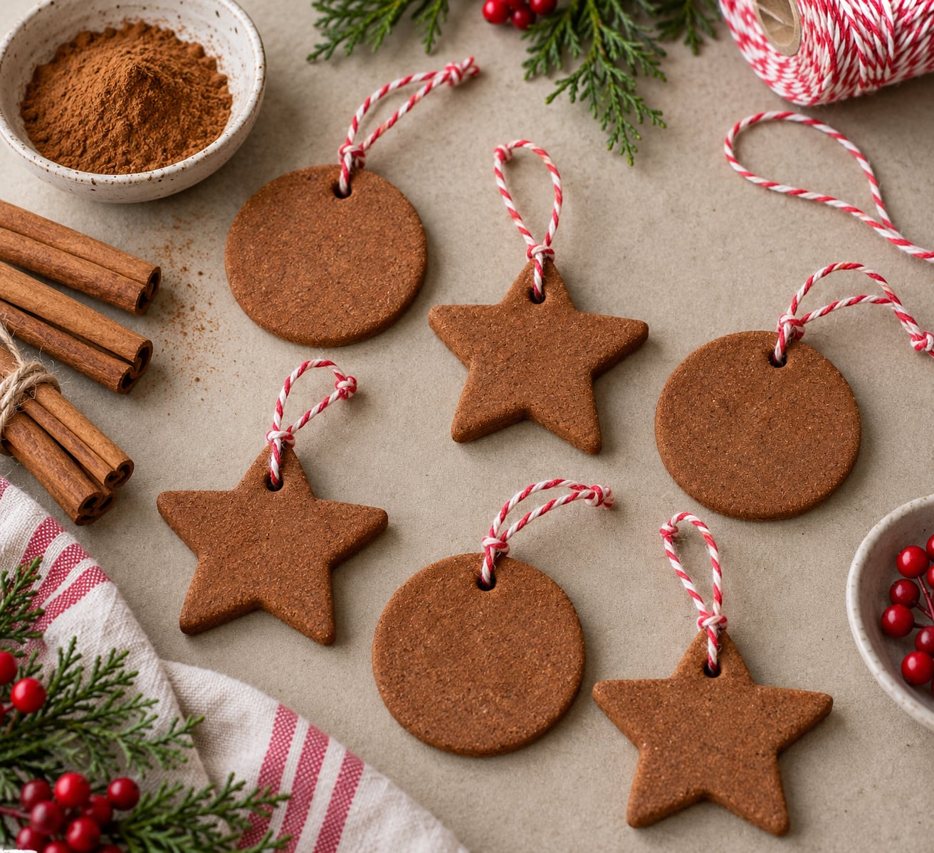 how to make cinnamon ornaments