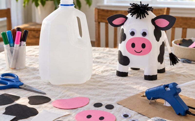 How to Reuse Milk Jugs for Crafts: 6 Easy Projects 2026