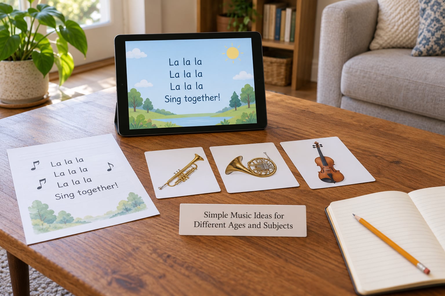 Simple Music Ideas for Different Ages and Subjects