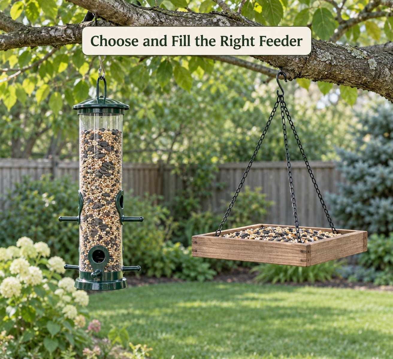 Choose and Fill the Right Feeder