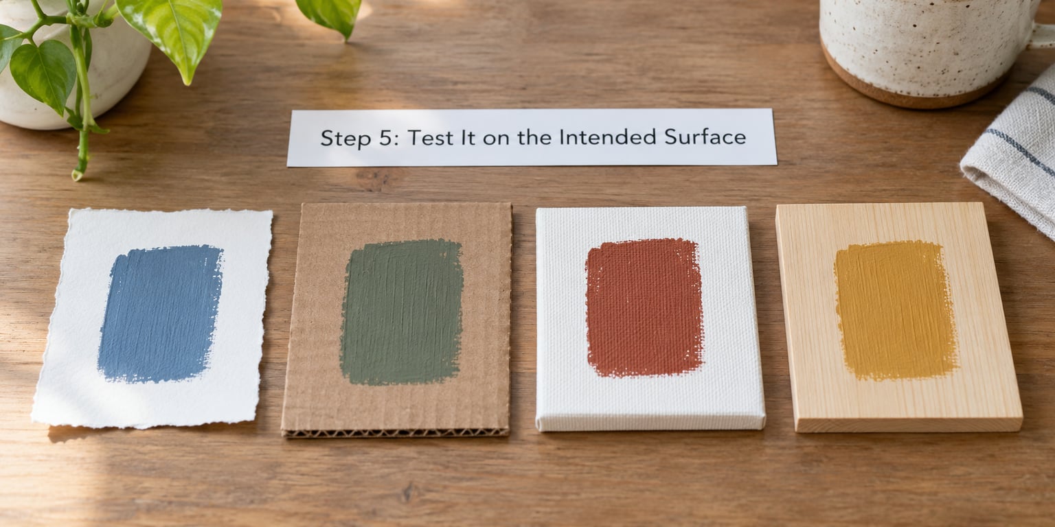 Step 5: Test It on the Intended Surface