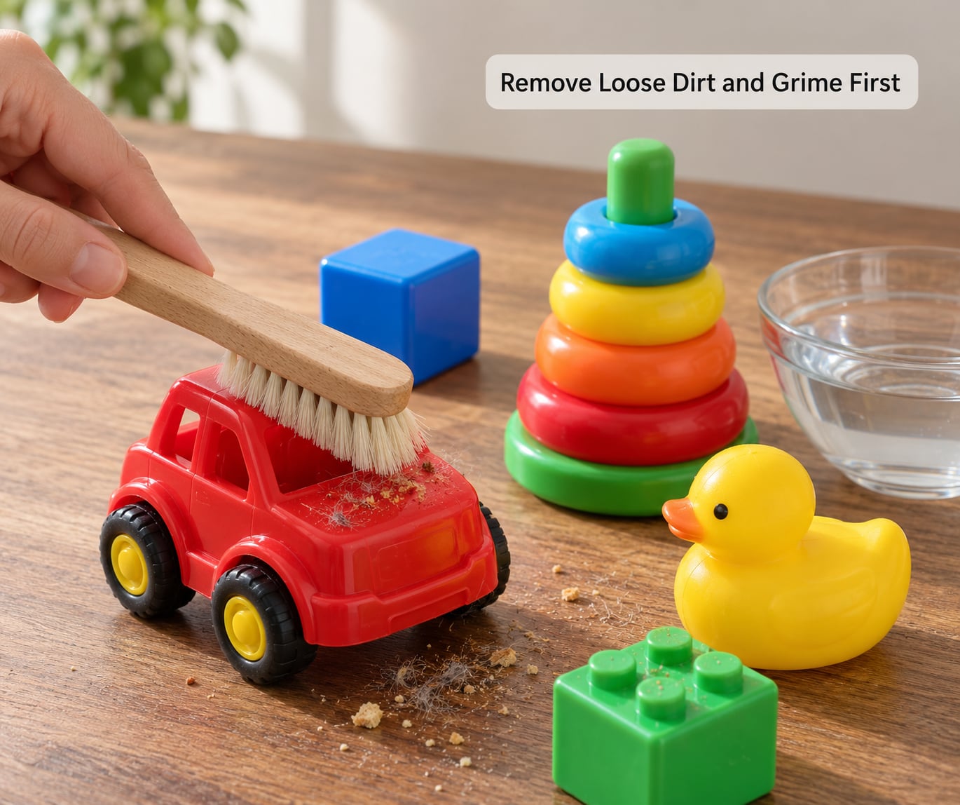 Remove Loose Dirt and Grime First