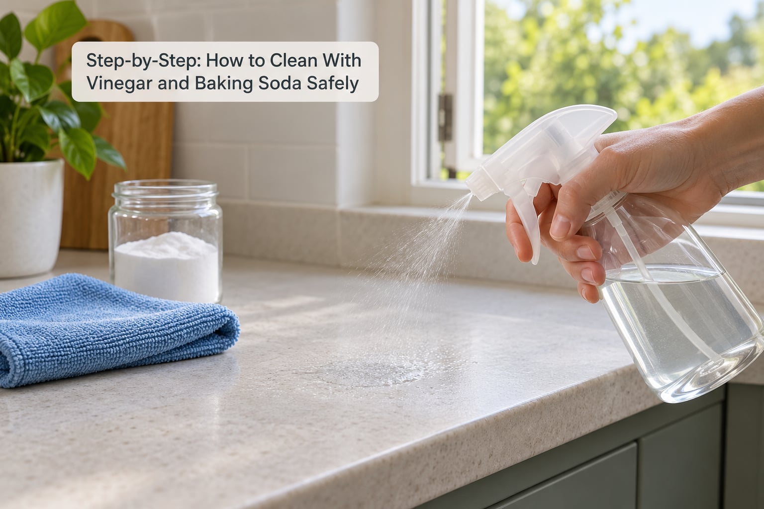 Step-by-Step: How to Clean With Vinegar and Baking Soda Safely