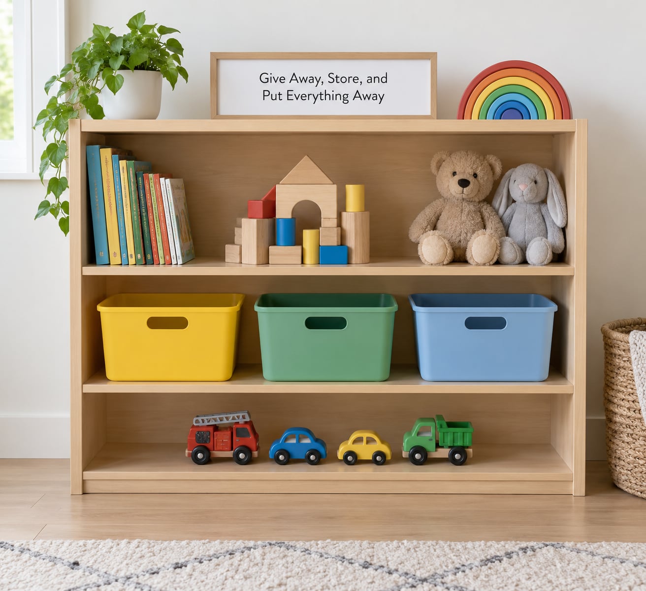 Give Away, Store, and Put Everything Away