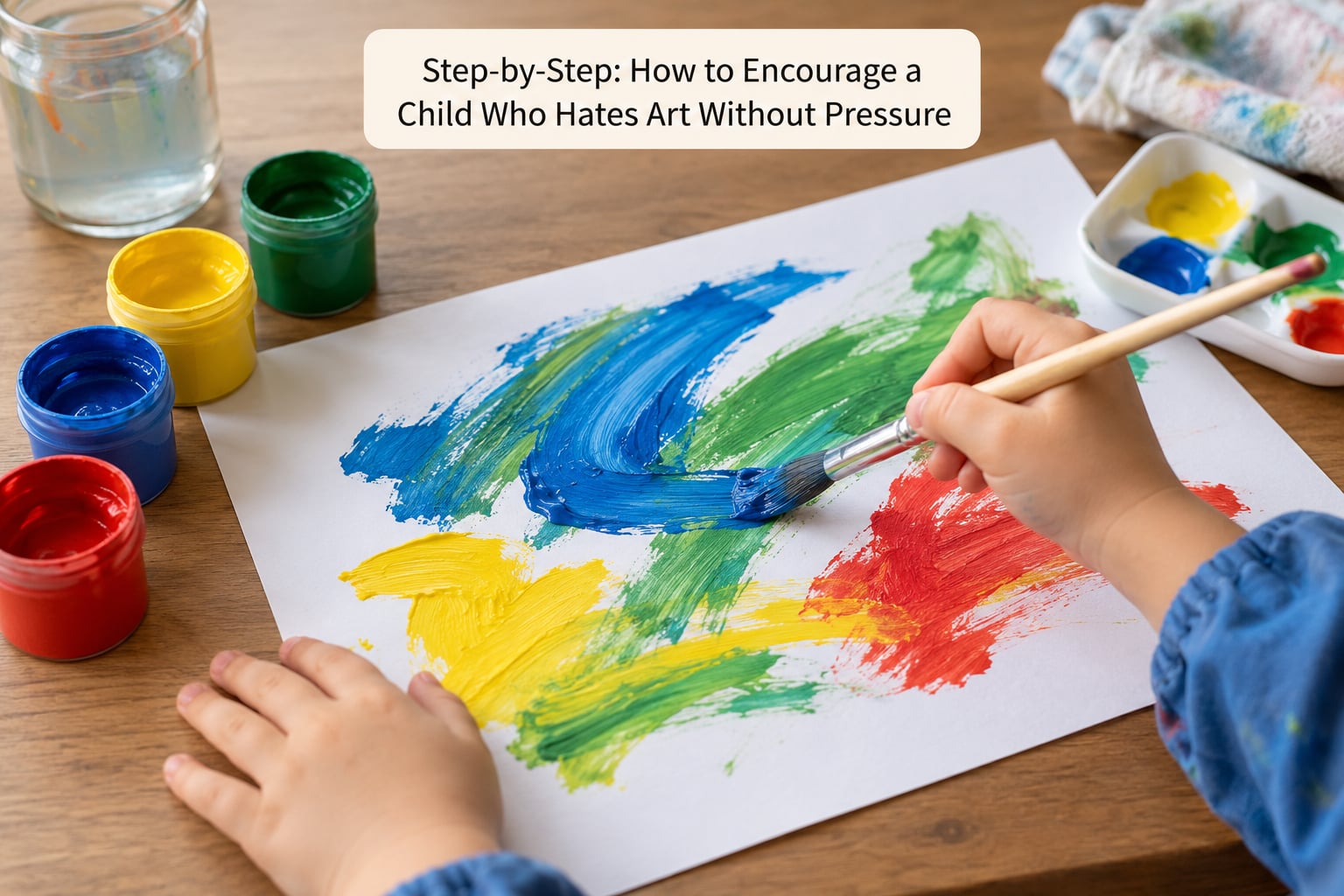 Step-by-Step: How to Encourage a Child Who Hates Art Without Pressure