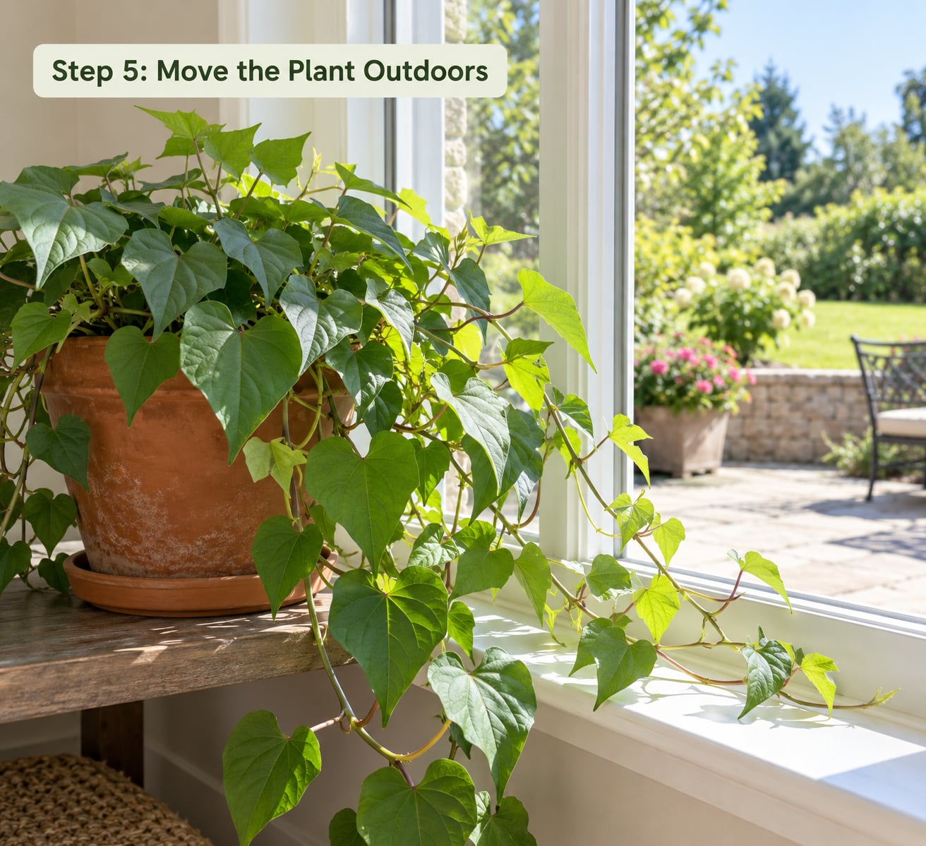 Step 5: Move the Plant Outdoors