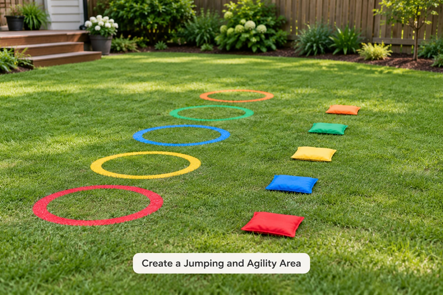 Create a Jumping and Agility Area