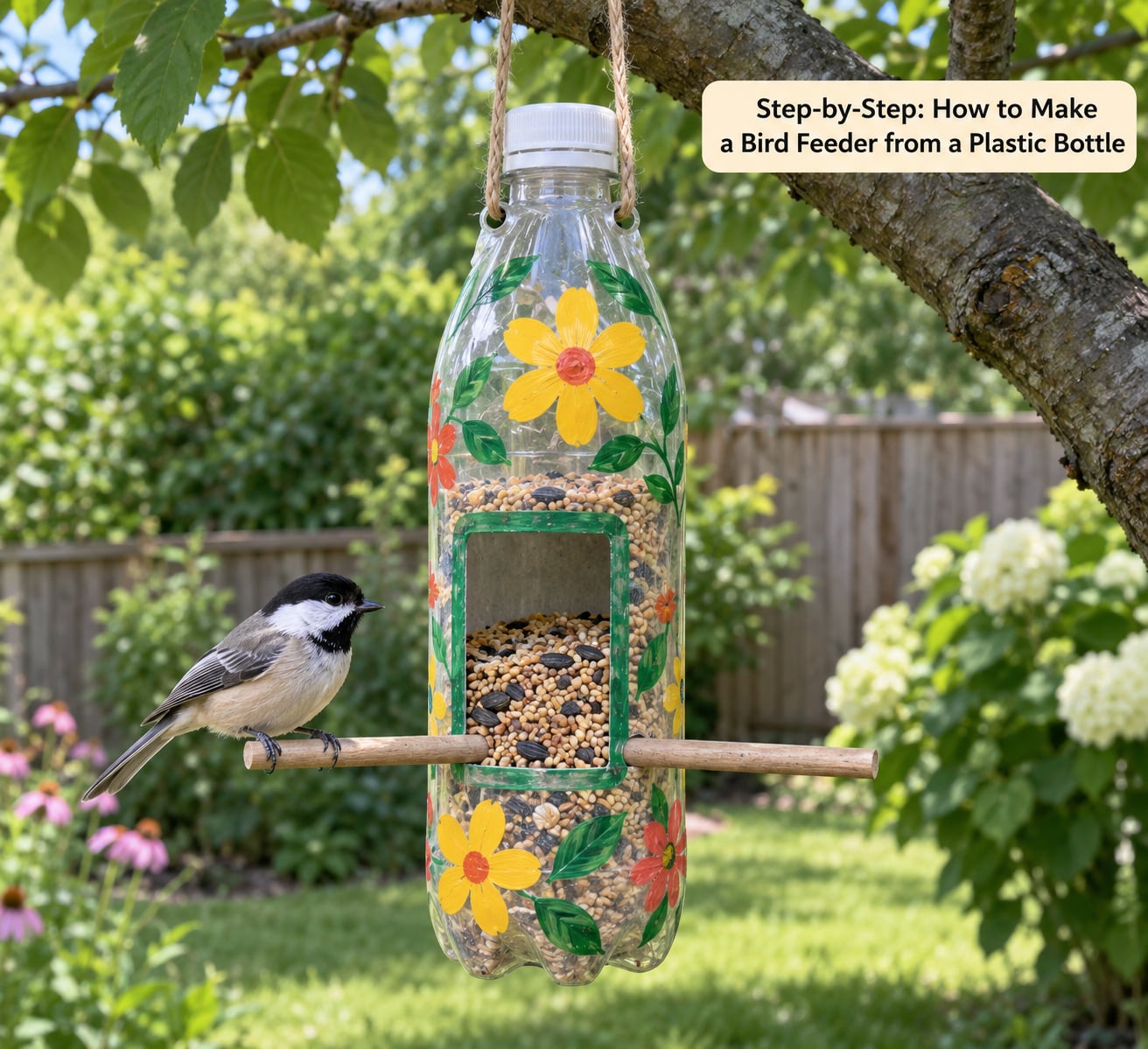 Step-by-Step: How to Make a Bird Feeder from a Plastic Bottle